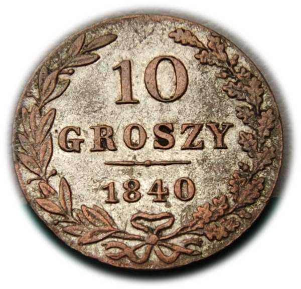 10 groszy 1840 rok
