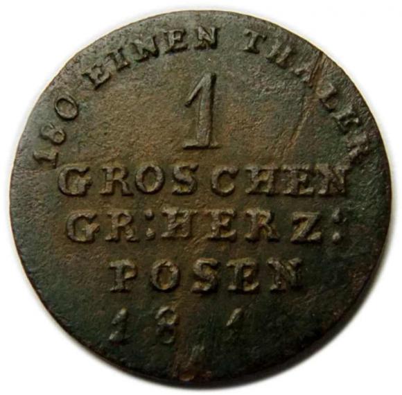 Grosz 1816 Wielkie Księstwo Poznańskie Berlin (1)
