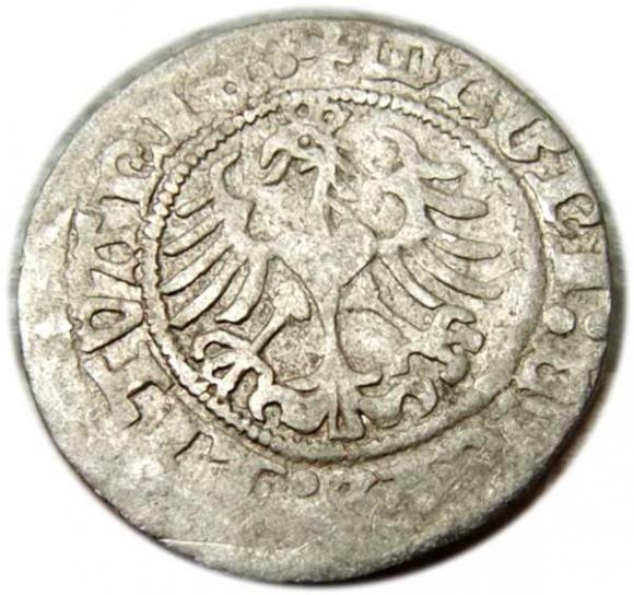 Półgrosz 1518 Zygmunt I Stary Wilno (2)