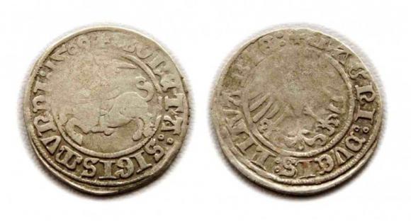 Półgrosz 1509 Zygmunt I Stary Wilno (1)