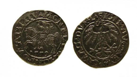 Półgrosz 1559 Zygmunt II August Wilno (1)