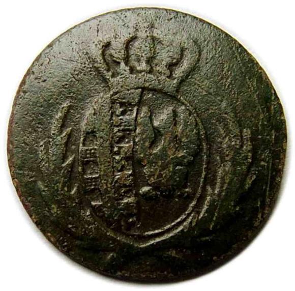 1 grosz 1812 Księstwo Warszawskie (2)