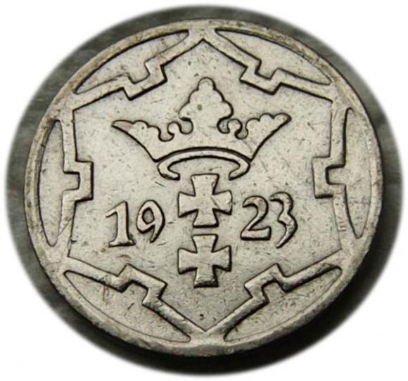 5 fenigów 1923 Wolne Miasto Gdańsk (2)