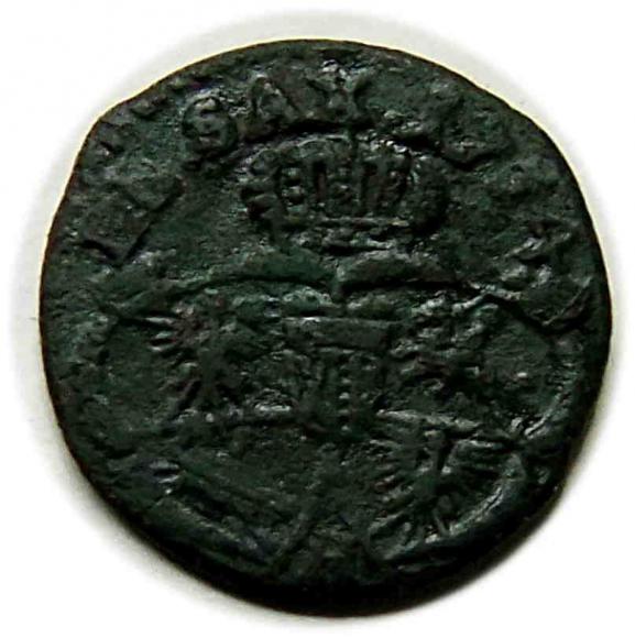 Szeląg 1754 August III Sas Gubin (2)
