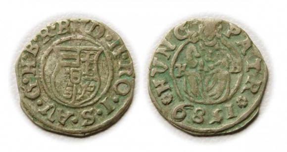 Denar 1589 Rudolf II Habsburg Węgry (1)