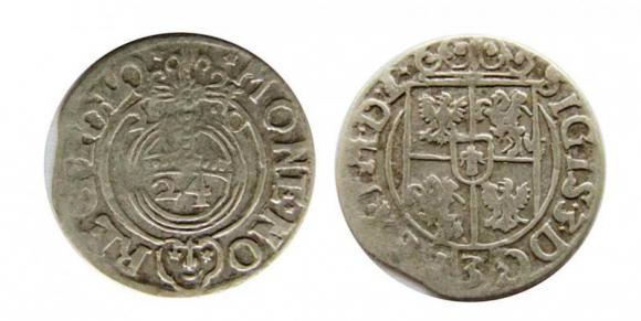 Półtorak 1620 Zygmunt III Waza Bydgoszcz (1)