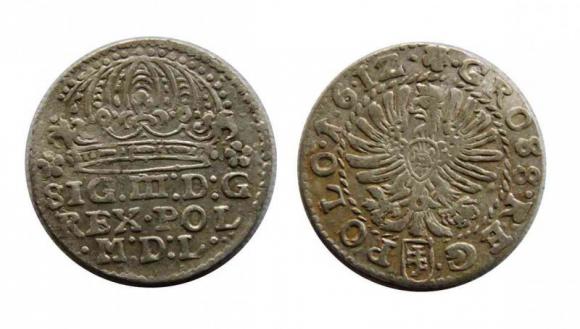 Grosz 1612 Zygmunt III Waza Kraków (1)