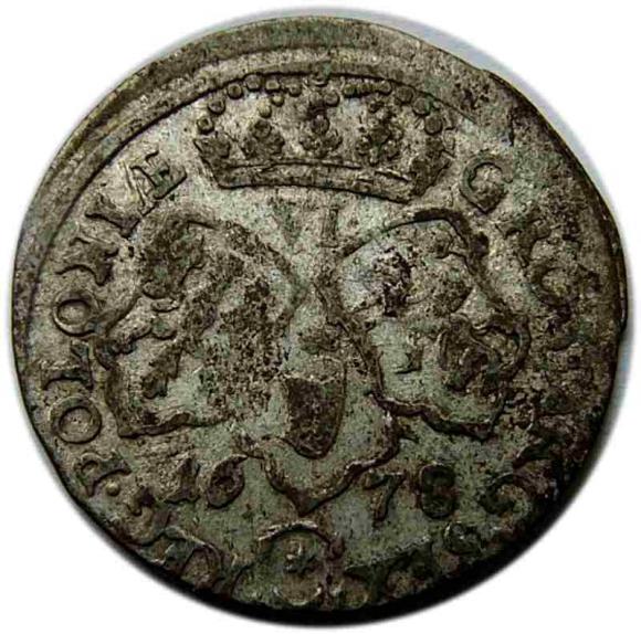 Szóstak 1678 Jan III Sobieski Bydgoszcz (2)