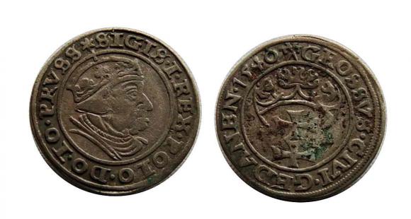 Grosz 1540 Zygmunt I Stary Gdańsk (1)