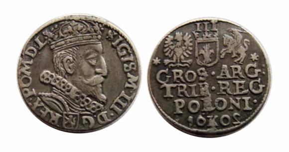 Trojak 1602 Zygmunt III Waza Kraków (1)
