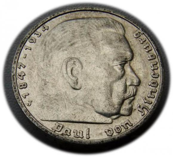 5 marek 1935 J Paul von Hindenburg / orzeł pruski Hamburg (1)