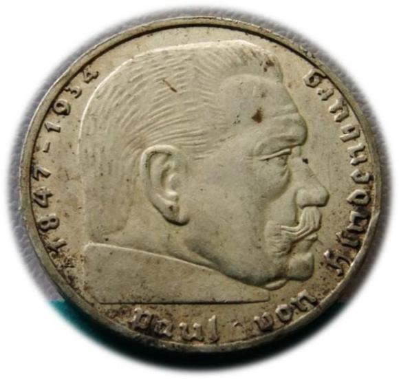 2 marki 1939 A Paul von Hindenburg Berlin (1)