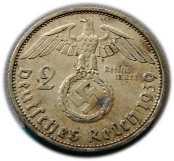 2 marki 1939 A Paul von Hindenburg Berlin (2)