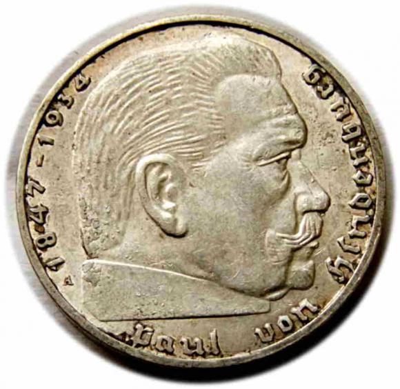 2 marki 1939 A Paul von Hindenburg Berlin (1)