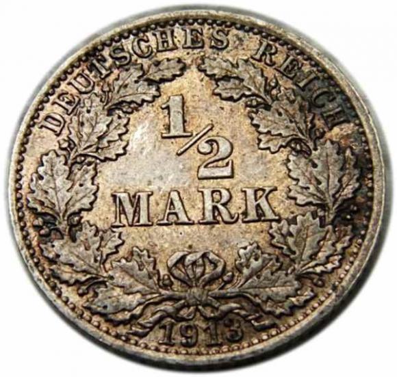 1/2 marki 1913 A Berlin (1)