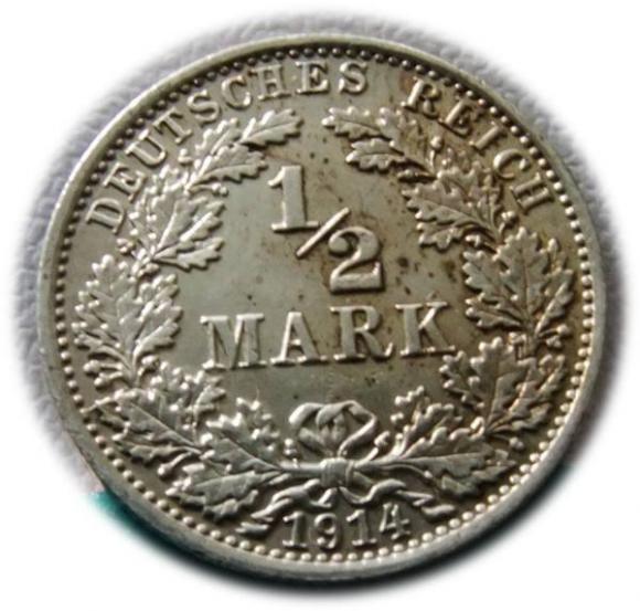 1/2 marki 1914 Berlin (1)