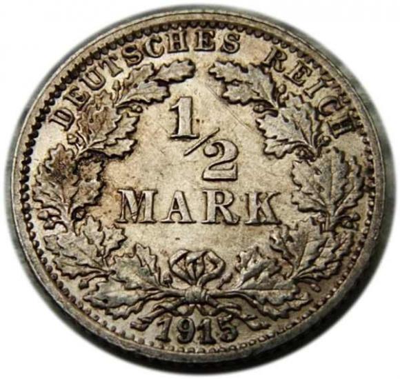 1/2 marki 1915 Stuttgart (1)