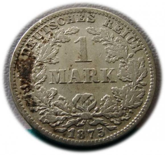 1 marka 1875 G Karlsruhe  (1)