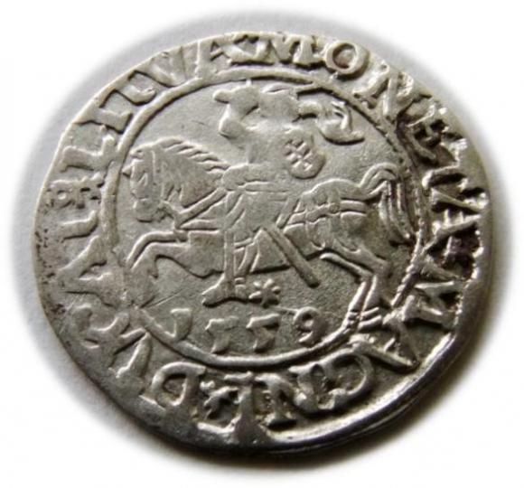 Półgrosz 1559 Zygmunt II August Wilno (1)