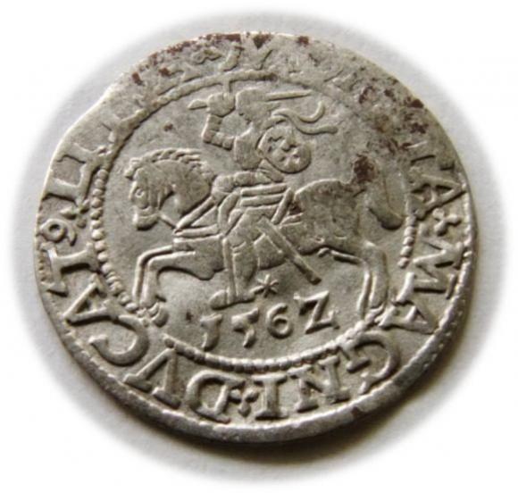 Półgrosz 1562 Zygmunt II August Wilno (1)