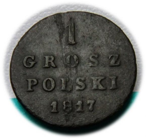1 grosz 1817 Aleksander I Romanow Królestwo Polskie pod zaborem, Warszawa (1)