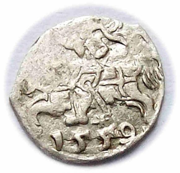 Denar 1559 Zygmunt II August Wilno (1)