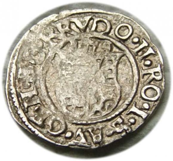Denar 1579 Maksymilian II Habsburg Węgry (2)