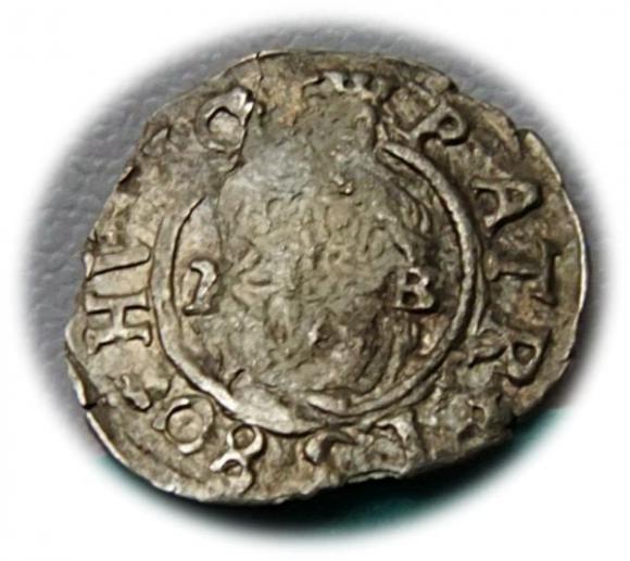 Denar 1580 Rudolf II Habsburg Węgry (1)