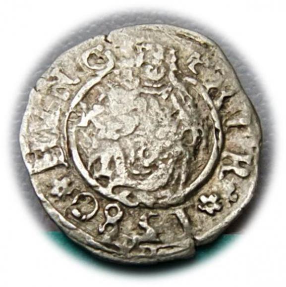 Denar 1580 Rudolf II Habsburg Węgry (1)