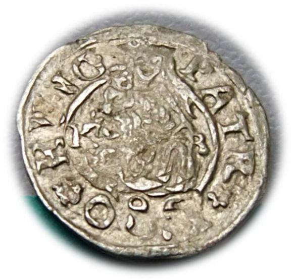 Denar 1580 Rudolf II Habsburg Węgry (1)