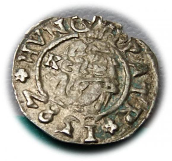 Denar 1582 Rudolf II Habsburg Węgry (1)