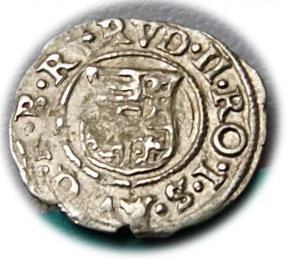 Denar 1582 Rudolf II Habsburg Węgry (2)