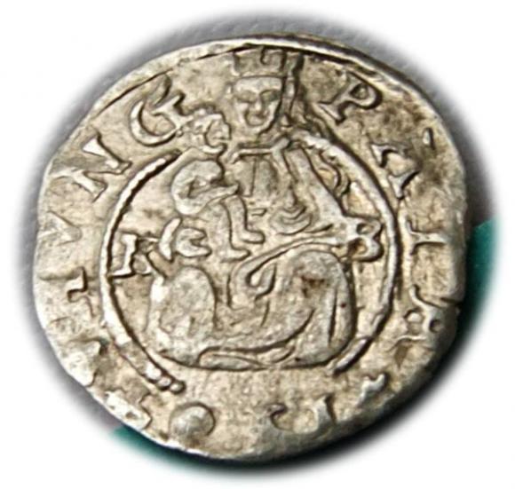 Denar 1584 Rudolf II Habsburg Węgry (1)