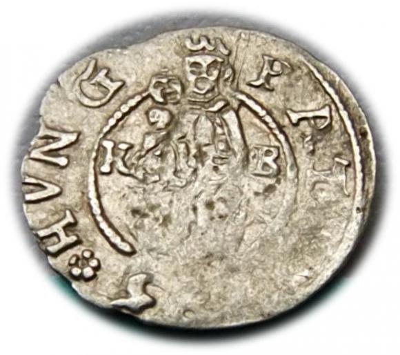 Denar 1585 Rudolf II Habsburg Węgry (1)