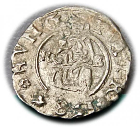 Denar 1585 Rudolf II Habsburg Węgry (1)