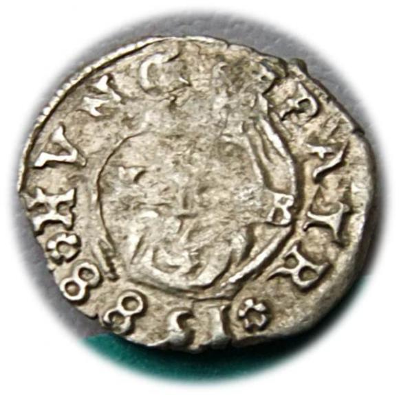 Denar 1588 Rudolf II Habsburg Węgry (1)