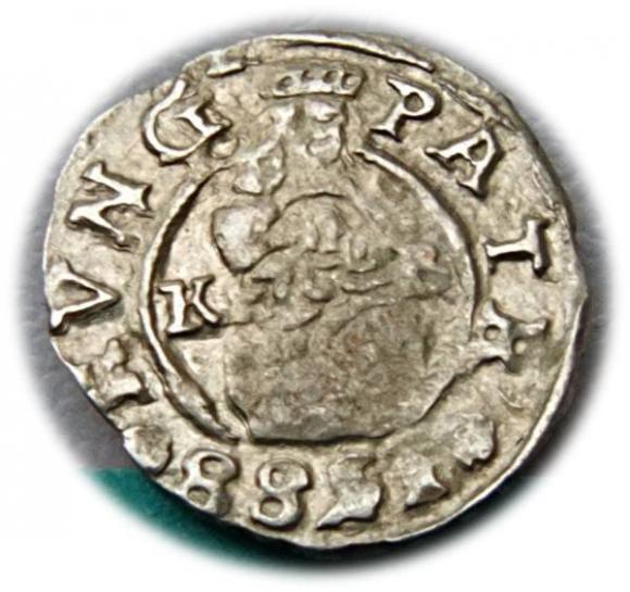 Denar 1588 Rudolf II Habsburg Węgry (1)