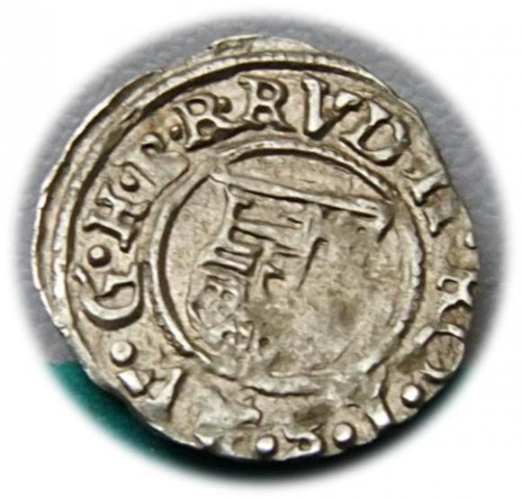 Denar 1588 Rudolf II Habsburg Węgry (2)
