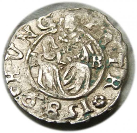 Denar 1589 Rudolf II Habsburg Węgry (1)