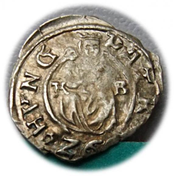 Denar 1592 Rudolf II Habsburg Węgry (1)