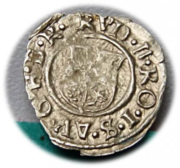 Denar 1592 Rudolf II Habsburg Węgry (2)