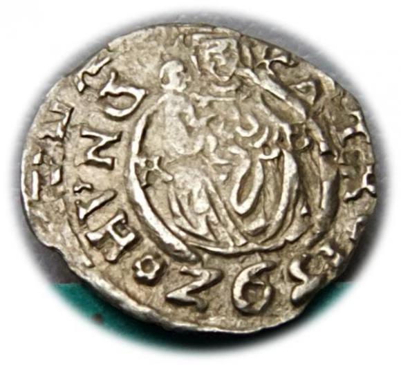 Denar 1592 Rudolf II Habsburg Węgry (1)
