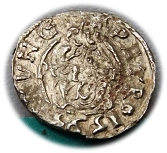 Denar 1594 Rudolf II Habsburg Węgry (1)