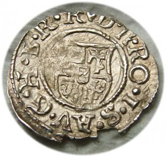Denar 1596 Rudolf II Habsburg Węgry (2)