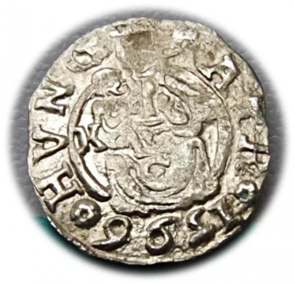 Denar 1596 Rudolf II Habsburg Węgry (1)