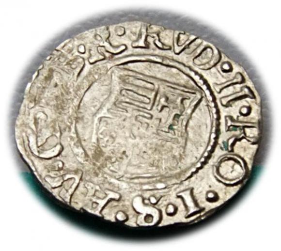 Denar 1596 Rudolf II Habsburg Węgry (2)