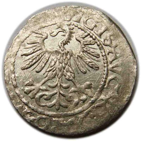 Półgrosz 1560 Zygmunt II August Wilno (2)