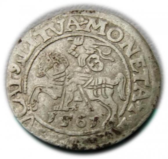 Półgrosz 1561 Zygmunt II August Wilno (1)