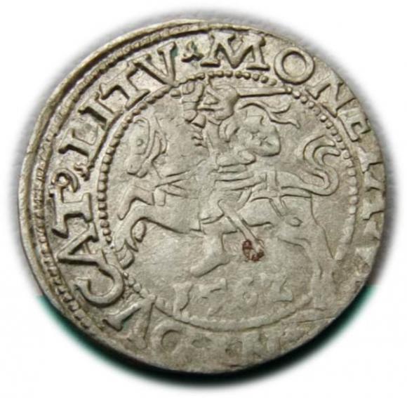 Półgrosz 1562 Zygmunt II August Wilno (1)