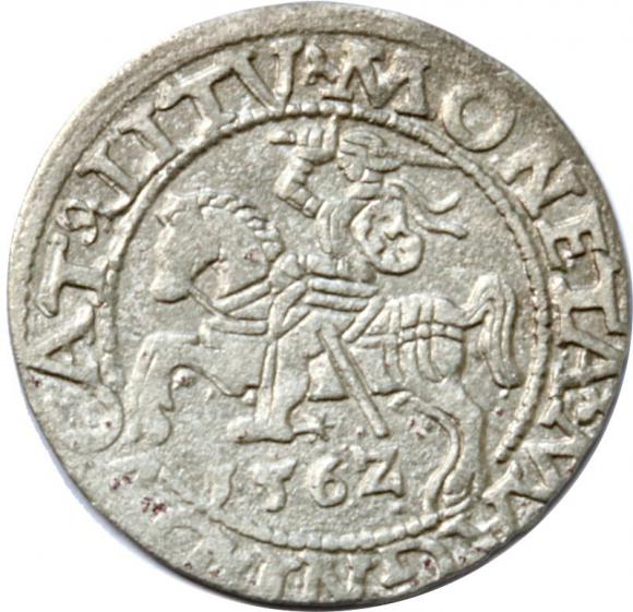 Półgrosz 1562 Zygmunt II August Wilno (1)